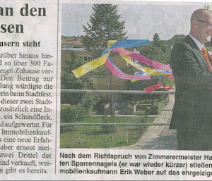 Zeitungsartikel Märkischer Bote 9./10. August 2014